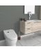 Perie de toaletă Inter Ceramic - Marley, 11,8 x 39,5 cm, maro - 2t