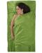 Foaie pentru sacul de dormit Sea to Summit - Silk-Cotton Blend Travel Liner - Traveller,cu buzunar pentru pernă, verde - 2t