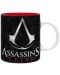 Cană ABYstyle Games - Assassin's Creed - Crest black & red - 1t