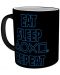 Cana cu efect termo ABYstyle Games: PlayStation - Eat Sleep Repeat - 1t