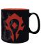 Cana ABYstyle Games: World of Warcraft - Horde logo, 460 ml - 1t