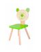 Scaun ursulet din lemn pentru copii Classic World - Verde - 1t