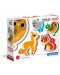 Puzzle bebeb Clementoni 4 in 1 - Animalele din padure - 1t