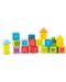 Set de construit Woody - Cu cifre si litere - 3t