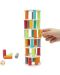 Set de jucării din lemn Pino Toys - Turn de sortare și echilibrare - 2t