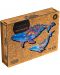 Puzzle din lemn Unidragon de 268 piese - Balene  (marimea KS) - 1t