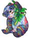 Puzzle din lemn Unidragon de 215 piese - Panda dragalasa (Marimea M) - 4t