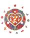 Puzzle din lemn Unidragon de 200 de piese - Mandala Conscious Love (dimensiune M) - 2t
