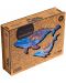 Puzzle din lemn Unidragon de 172 piese - Balene  (marimea M) - 1t
