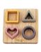 Freeon Free2Play sorter din lemn cu matrițe din silicon - roz - 2t