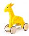 Jucărie din lemn HaPe International - Girafa pe roți - 1t