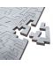 Puzzle din lemn Unidragon din 500 de piese  - Serenitate alb-negru - 2t