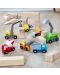 Jucării din lemn Melissa & Doug - Masini de constructii, 7 buc - 6t