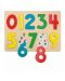Puzzle din lemn Woody - Numere  - 1t