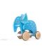 Jucărie din lemn HaPe International - Elefant pe roți - 1t