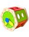 Jucărie din lemn Acool Toy - Sorter hexagonal cu ceas - 3t