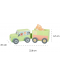 Set de joaca din lemn  Orange Tree Toys - Căruță de fermă cu cal - 5t