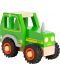 Jucarie de lemn Small Foot - Tractor, verde	 - 1t
