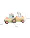 Set de joaca din lemn  Orange Tree Toys - Tractor asamblat, 25 piese - 4t