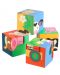 Cuburi din lemn Orange Tree Toys - Animalele de pe fermă - 3t
