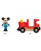 Jucarie de lemn Brio - Locomotiva si figurina Mickey Mouse - 3t