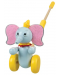 Jucărie de împins din lemn  Orange Tree Toys - Dumbo - 1t
