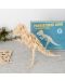Puzzle 3D din lemn  Rex London - Lumea preistorica, Tiranosaur - 4t