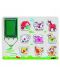 Puzzle din lemn cu stampile Woody- Animalele in ferma - 1t