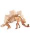 Puzzle 3D din lemn Johntoy - Dinozauri, 4 tipuri - 1t