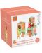 Cuburi din lemn Orange Tree Toys - Animale din pădure - 5t
