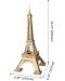 Puzzle 3D din lemn Robo Time de 121 de piese -turnul Eiffel - 2t
