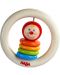 Jucărie de lemn pentru bebeluși Haba - Clovnul colorat - 1t