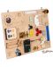 Jucărie de lemn Montessori cu tablă senzorială Moni Toys - 3t