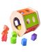 Jucărie din lemn Acool Toy - Sorter hexagonal cu ceas - 4t