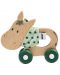Jucărie de împins din lemn Eichhorn HIPP - Donkey - 1t