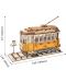 Puzzle 3D din lemn Robo Time din 145 de piese - Tramvai - 2t