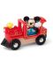 Jucarie de lemn Brio - Locomotiva si figurina Mickey Mouse - 1t