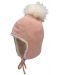 Pălărie de iarnă pentru copii cu pompon Sterntaler - Fetiță, 55 cm, 4-6 ani, roz - 1t