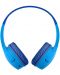 Casti cu microfon pentru copii Belkin - SoundForm Mini, wireless, albastre - 2t