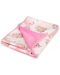 Păturică pentru copii Baby Matex - Vello, 75 x 100 cm, roz - 1t