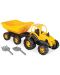 Jucărie pentru copii Pilsan - Tractor cu remorcă - 1t
