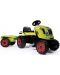 Tractor de ferma cu remorca pentru copii Smoby - Arion XL 400, verde - 1t