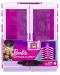 Jucărie Barbie - Dulap, violet  - 2t