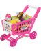 Cos de cumparaturi pentru copii Ocie - Cu 56 de piese, roz  - 1t