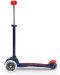 Scooter pentru copii Micro - Mini Deluxe LED, Navy Blue - 3t