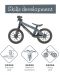 Bicicletă de echilibru pentru copii Chillafish - BMXie Vroom, neagră - 7t