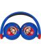 Căști pentru copii OTL Technologies - Super Mario, wireless, albastre - 3t