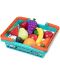 Set pentru copii Battat - Cos de cumparaturi cu fructre si legume - 1t