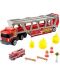 Jucarie Mattel - Camion autotransportator Fire Rescue Hauler - 2t