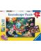 Puzzle pentru copii Ravensburger din 2 x 12 piese - Animale în spațiu - 1t